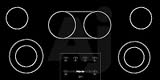 Miele : KM452 42' SelfContained Ceran Glass Electric Cooktop (240volts) call for 208volts option