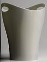 GARBINO Gloss Trash Can - Platinum