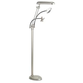 OttLite K94CP3 3 in 1 Craft Floor Lamp, Champagne
