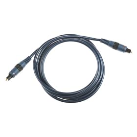 Acoustic Research AP081 6-Foot Toslink Optical Molded Connectors