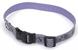 Lazer Brite Adj Reflect Collar Lg 1 Bl Paws Bones