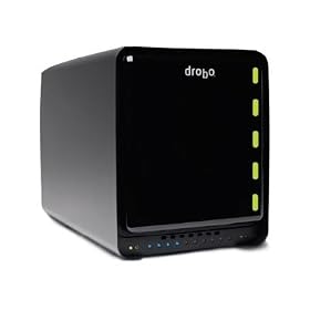 Drobo S 5-Bay USB 2.0/FireWire 800/eSATA Storage Array DRDR3A21