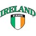 Bella Ladies / Juniors / Girly Long-Sleeve T-Shirt : Ireland - Irish Crest, Eire, Flag Colors