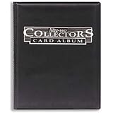 Ultra Pro Collectors Series: One BLACK w/Silver Foil Collector's 9 Pocket Combo Portfolio (Binder / Album with Pages) Great for Pokemon, YuGiOh or Sports Cards!