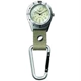 Aluminum Backpacker, Khaki Dial, Silver Case, Khaki Strap by Dakota Watches