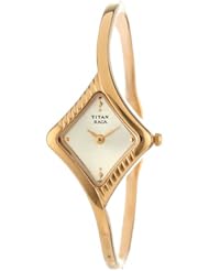 Titan Womens 2141YM02 Raga Inspired Gold Tone Watch