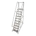 Rolling Ladder Steel 130In. H. Gray