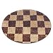 Coconut shell placemat, 'Checkerboard'