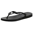 HAVAIANAS UNISEX WOMEN'S TOP FLIP FLOP BLACK SIZE 4/5