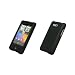 EMPIRE Black Rubberized Hard Cover Crystal Case for HTC Aria [EMPIRE Packaging]