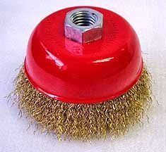 4 Wire Cup Brush with Nut