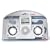 Cellular Innovations Portable Foldable Speakers for iPod (White)