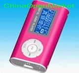 New LCD Screen MP3 Player with Built-in FM Radio + Rechargeable lithium battery through USB/AC charge (2GB)