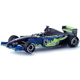 Slot Car Formula 1 Type AYB 1:32 scale by Carrera in Blue and Yellow