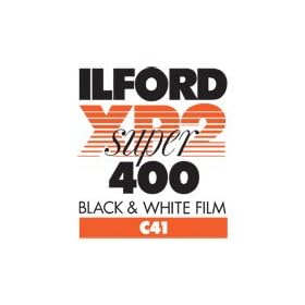 Ilford XP2 Super 400asa B&W film, 24 exp. multipack of 10 [Camera]