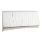 La Regale Large Gathered Satin Clutch