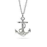 Anchors Away! Sterling Silver Anchor Necklace