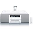 iLuv i198WHT White Docking Station with MP3 CD audio, & dual alarm