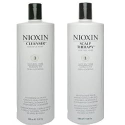Nioxin System 1 Scalp Therapy and Cleanser Liter Duo (33.8 oz Each)