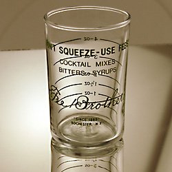 Fee Brothers Glass Cocktail Measuring Beaker