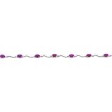 14K White Gold 2.89cttw Diamond & Ruby Bracelet 7"