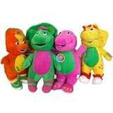 Barney Baby Bop BJ Riff Dinosaur 4 Plush Doll