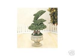 Dolphins Topiary Statue