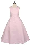 CLEARANCE New Amazingly Beaded and Embroidered Dress (Pink, Gold, White & Ivory) 4 to 12 Girls ~ Flower Girl