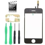 TECHGEAR - NEW iPhone 3GS Touchscreen Digitizer front glass lens with the new easy to fit push fit connector for iPHONE 3GS (16GB & 32GB) INCLUDING TOOLS TO DISASSEMBLE IPHONE 3GS, ADHESIVE STICKERS AND LINK TO VIDEO TUTORIAL ** EVERYTHING YOU NEED TO REPLACE YOUR FAULTY/DAMAGED/BROKEN TOP LENS/SCREEN**