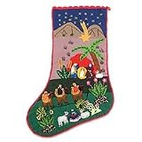 Applique Stocking, 'Star of Bethlehem'