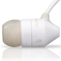 JBuds J2 Premium Hi-FI Noise Isolating Earbuds (White/Gray)