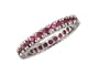 Rocco 14K White Gold Ruby Eternity Ring