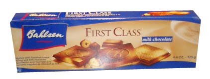 First Class Milk Chocolate (Bahlsen) 125g by parthenonfoods.com