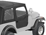 Bestop 51778 2 pc Soft Doors for Jeep with Supertop or Sunrider Installed