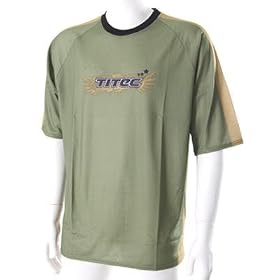 Titec Men's Kicker Freeride Short Sleeve Mountain Bike Jersey - Green