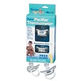 Tender Tykes Digital Thermometer Pacifier And Plain Pacifier With Musical Fever Alarm - 2 pc