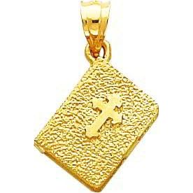 14K Gold Holy Bible Locket