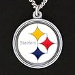 Pittsburgh Steelers Logo Pendant Necklace - NFL Football Fan Shop Sports Team Merchandise