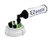 330-0B12-OEM - EZwaste System, UN/DOT, 70 mm Cap, 4x 1/16", 3x 1/4" OD Tube Fittings and Filter - EZwaste UN/DOT 70 mm Cap Assembly for HPLC Solvent Waste, Carbon Air Filter, Foxx Life Sciences - Each