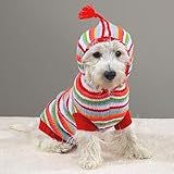 Casual Canine Striped Hoodie Sweaters - MEDIUM
