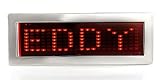 LED3 Scrolling Red Digital LED Belt Buckle