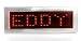 LED3 Scrolling Red Digital LED Belt Buckle