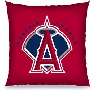 Buy MLB Baseball Los Angeles Angels 27X27 Floor Pillow - Team Sports Fan Shop Merchandise by Biederlack