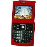 PREMIUM RED RUBBERIZED COATED PROGUARD COVER HARD CASE PROTECTOR (With Optional Detachable Belt Clip) for SAMSUNG ACE SPH-i325 - RETAIL PACKAGING