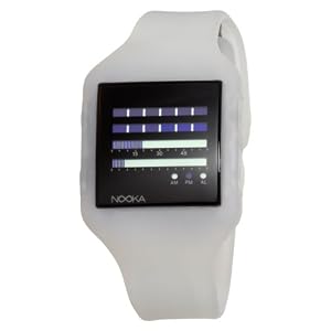 Nooka Unisex ZUB-ZENH-CL-20 Zub ZenH Clear Polyurethane Watch