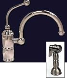 Bello Kitchen Faucet w/ Traditional Metal Handspray - Antique Copper