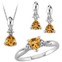 Childrens Toyshop  Jewelry : 10kt. White Gold, Citrine Fashion Box Set