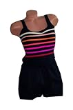 Penmans Swimwear 1-piece Skortini / Shortini Style Swimsuit - Look of a 2-piece