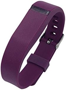 Accessory Bands for Fitbit Flex Wristbands Watchband with Fastener Buckle Fix the Tracker Fall Off Problem (Purple)