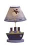 Bedtime Originals Travel Time Lamp with Shade and energy efficient bulb - Blue